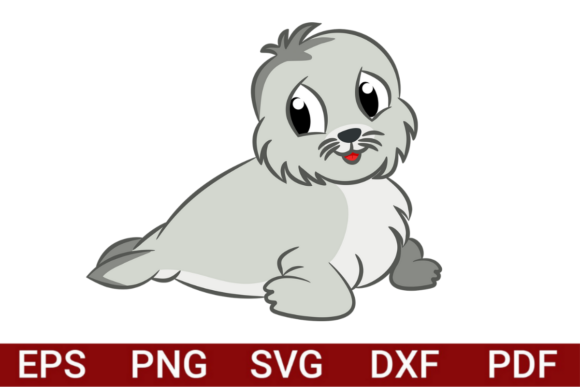 Download Cute Baby Seal SVG/PNG Illustration - Premium Bundle