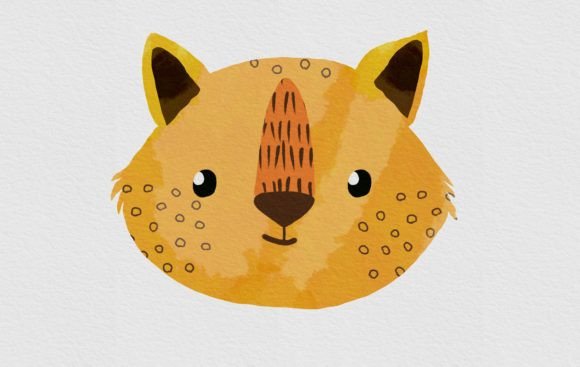 Download Cute Woodland Watercolor Animal - Woodland watercolor Collection
