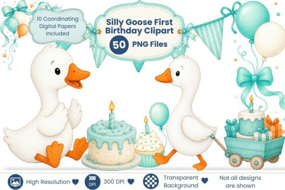 Download Silly Goose Birthday Clipart - Birthday clipart Collection