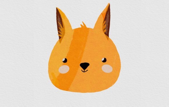 Download Cute Woodland Watercolor Animal - Woodland watercolor Collection